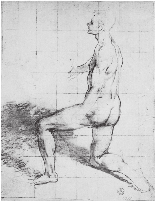 Federigo Baroccio or Barocci 15261612 Study for Saint Andrew Chalk and - photo 2