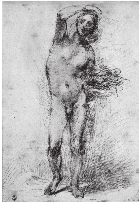 Cecco Bravo Francesco Montelatici ca 16001661 Study of a nude youth - photo 5