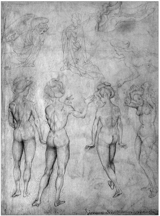 1 PISANELLO 13951455 Studies of the Nude and an Annunciation Pen and ink - photo 2