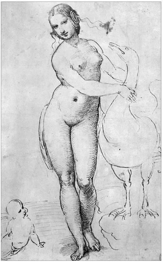 8 RAPHAEL 14831520 Leda and the Swan Pen and ink over blind-stylus - photo 9