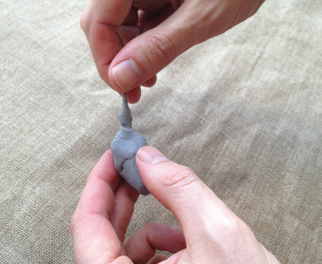 Fig 4 Shaping a kneaded eraser into a point for fine detail work Paper - photo 4