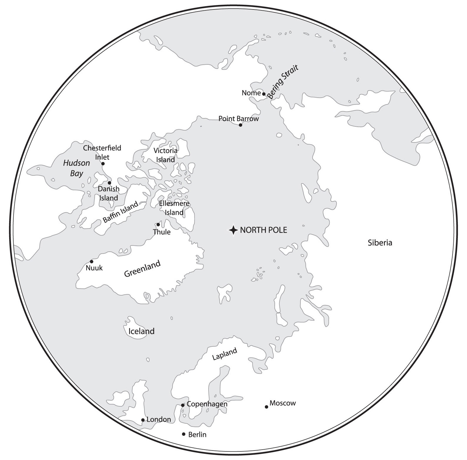 Route of Rasmussens journey from Danish Island to King William Island - photo 4