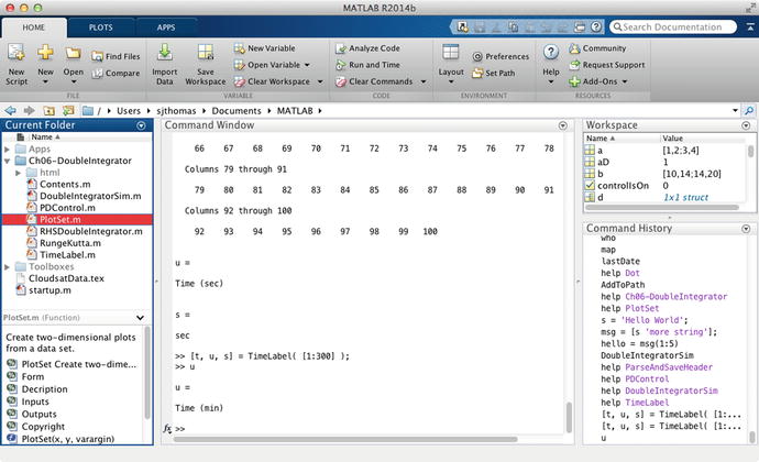 Figure 1-1 MATLAB desktop with the Command Window The Editor with the - photo 1