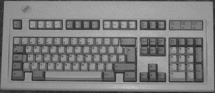 Figure 1-2 IBM modified the keyboard to include a separate cursor keypad along - photo 2