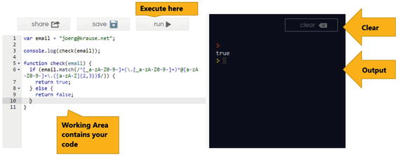 Figure 1-1 The example in Replit REPL The term REPL is an abbreviation - photo 2