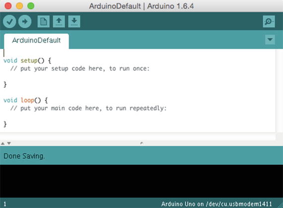 Figure 1-3 Default view of Arduino IDE There are three components of - photo 3