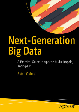 Butch Quinto - Next-Generation Big Data: A Practical Guide to Apache Kudu, Impala, and Spark