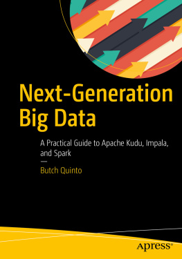 Butch Quinto Next-Generation Big Data: A Practical Guide to Apache Kudu, Impala, and Spark