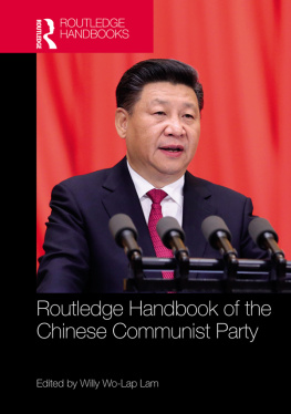 Willy Wo Lam - Routledge Handbook of the Chinese Communist Party
