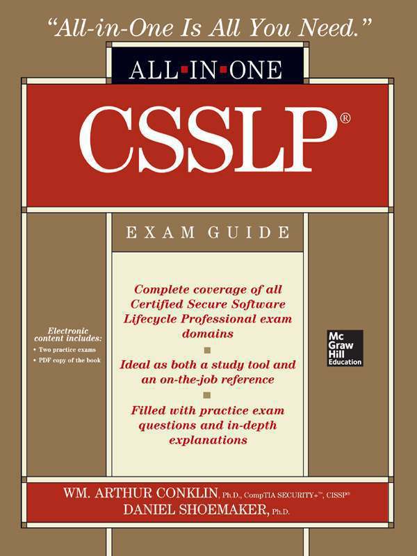 CSSLP Certification All-in-One EXAM GUIDE - photo 1