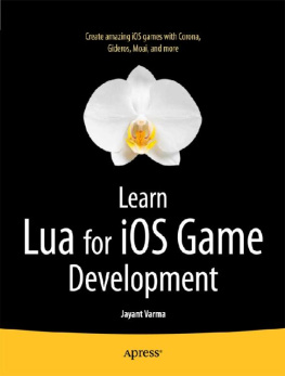 Jayant Varma [Jayant Varma] - Learn Lua for iOS Game Development