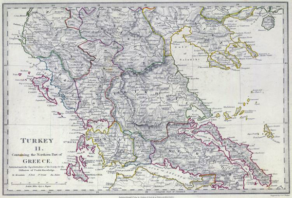 Map of Albania and central Greece showing the Ottoman administrative units with - photo 5