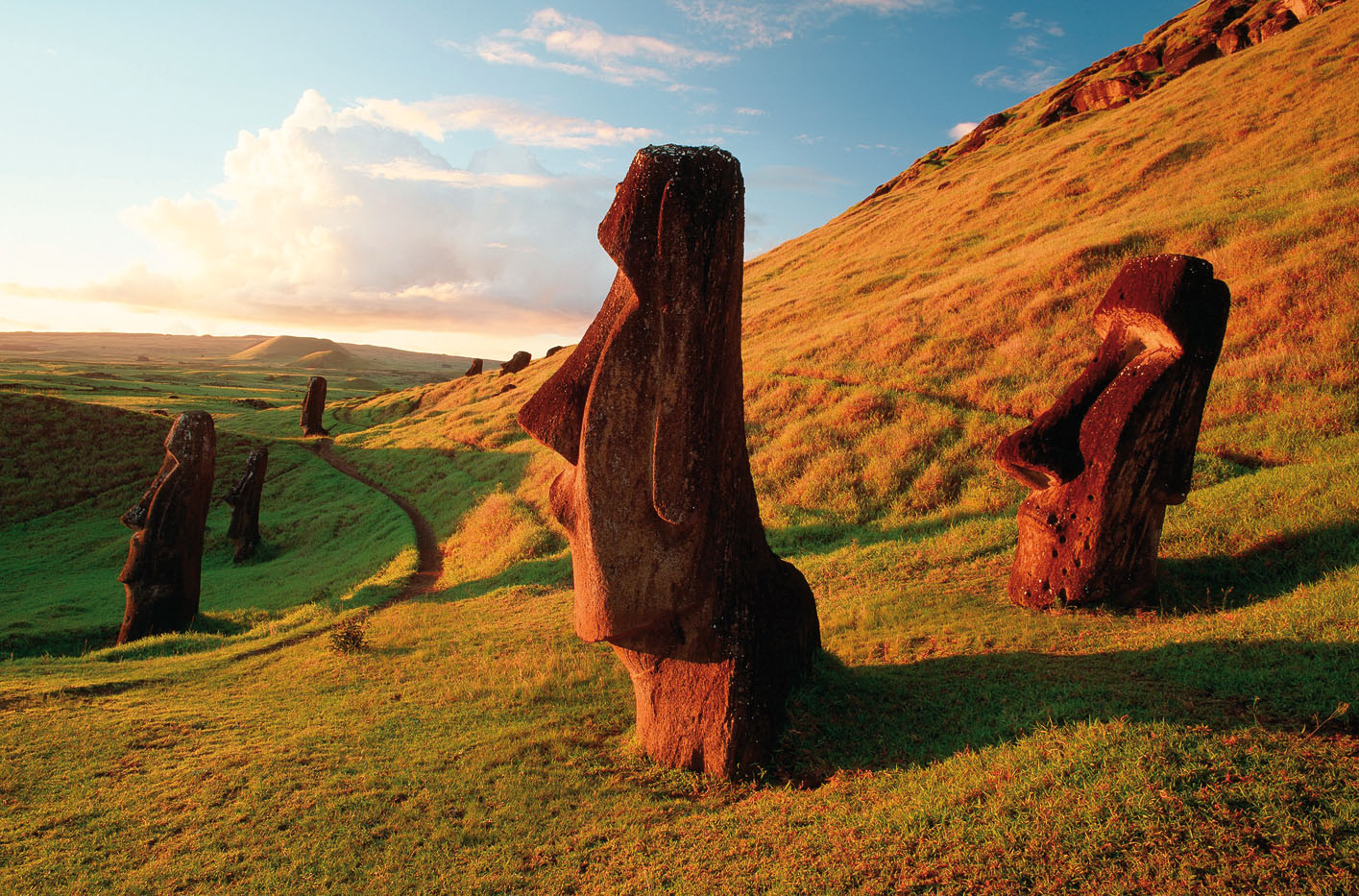 Easter Island Pacific Ocean The monolithic human figures on Easter Island were - photo 10