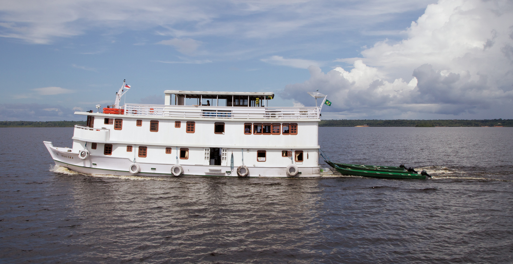 The MV Iracema one of two riverboats carrying the Project Piaba team on its - photo 6