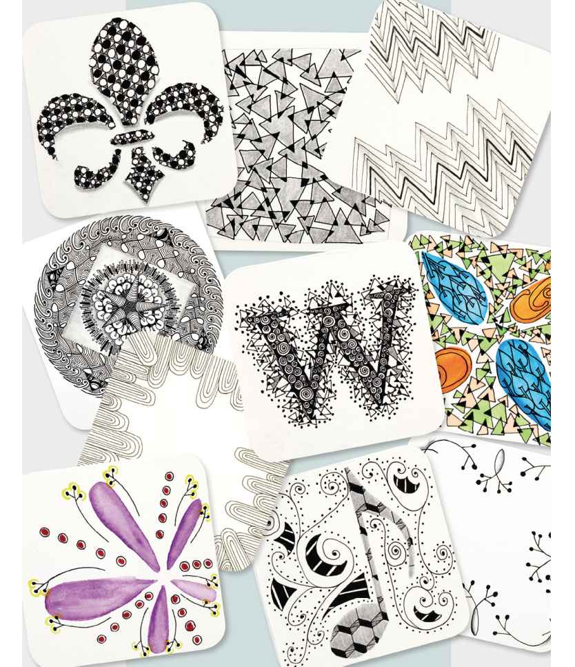 Introduction Welcome to The Zentangle Untangled Workbook Im glad youre here - photo 3