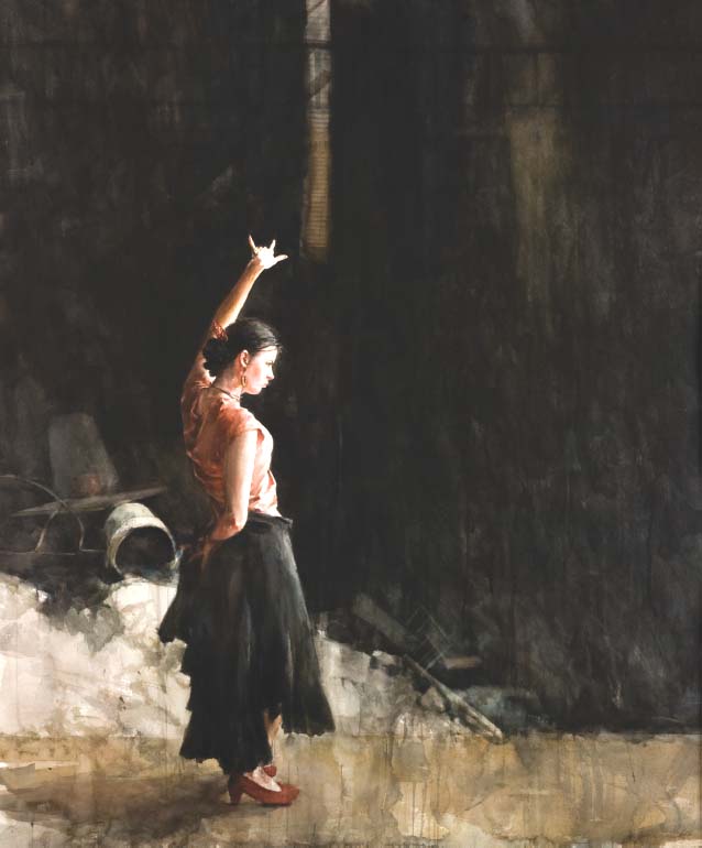 DANCING IN THE RUINS SUZY SCHULTZ Transparent watercolor on 140-lb - photo 4