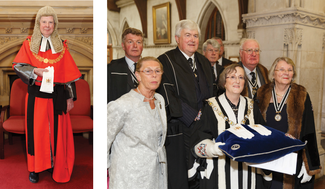 Left The Lord Chief Justice with his new gloves Right Alderman Alison Gowman - photo 3