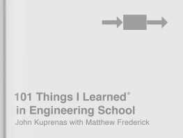 John Kuprenas - 101 Things I Learned in Engineering School