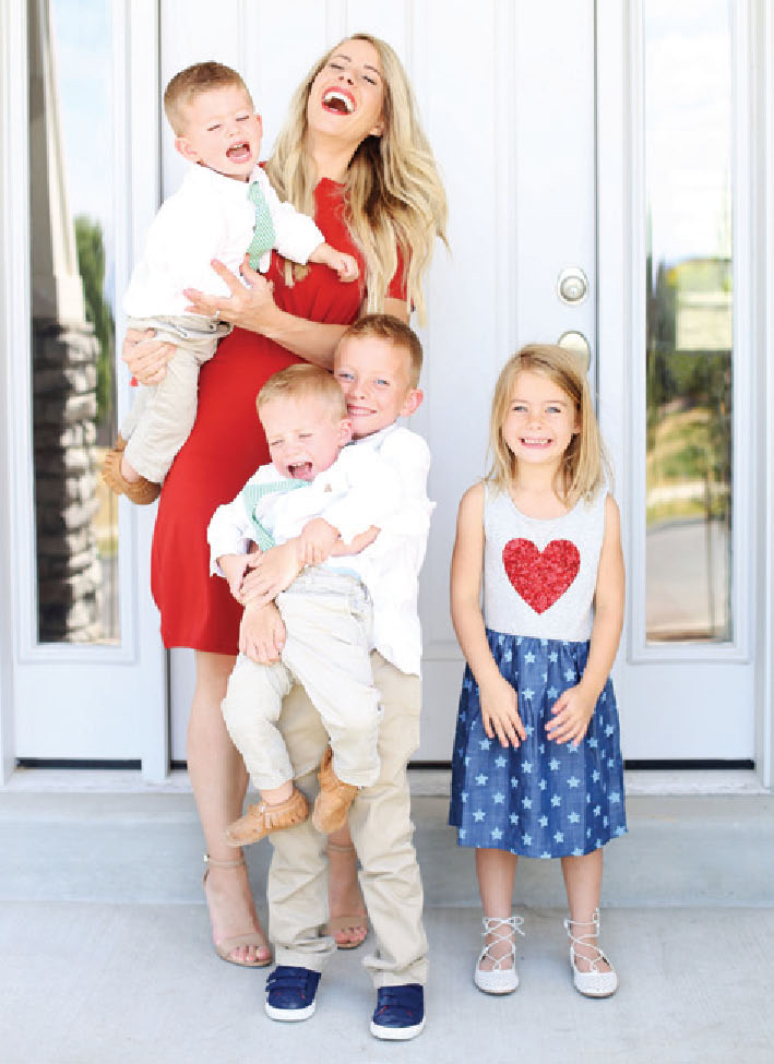 Abby Smith is a stay-at-home mom to 4 young children a content creator and - photo 1