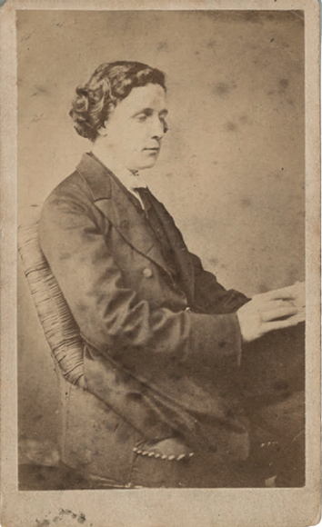 3 Lewis Carroll Self-portrait 1872 albumen print It also gestured - photo 6