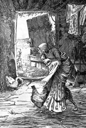 Helen Stratton illustration of the old woman and the Ugly Duckling for Hans - photo 5