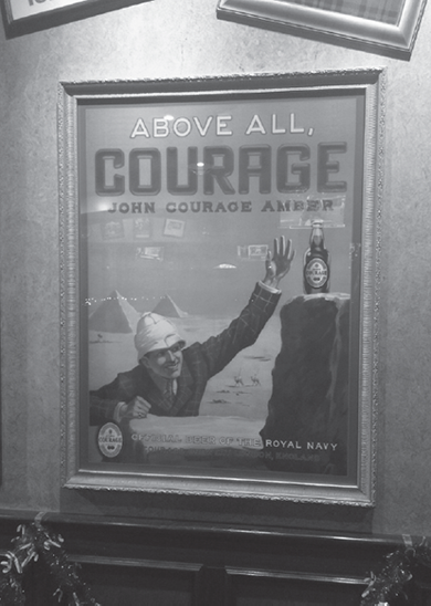 This advertisement for John Courage beer combines Egyptomania and imperialism - photo 3