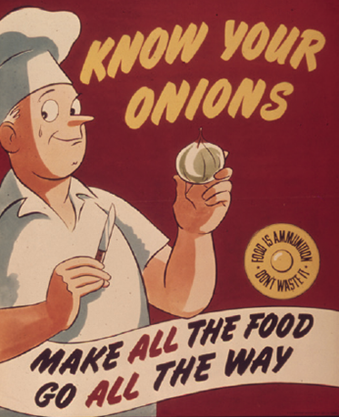 Office of War Information poster UK 19415 The onion is one of the oldest - photo 6