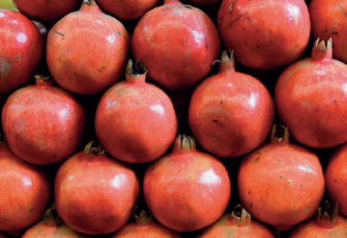 Pomegranates Punica granatum for sale Mysore India The part of the fruit - photo 5