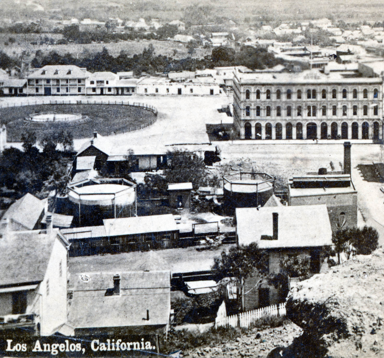 A rare photo of La Plaza the historic heart of Los Angeles circa 1873 The - photo 7