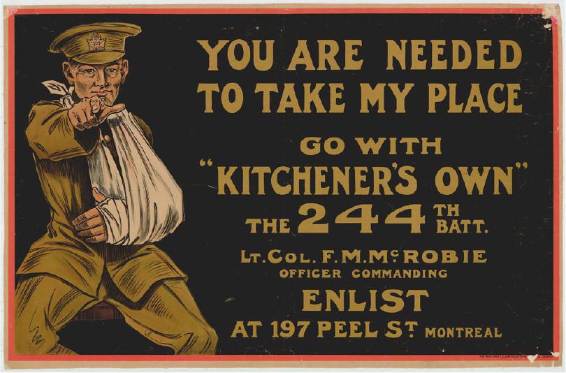 Canadian recruitment poster NLAC The popularity and success of the Kitchener - photo 3