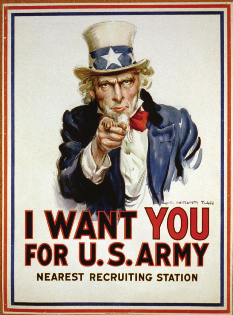 Flaggs Uncle Sam poster LoC Your Country Needs YOU artwork IWM - photo 4