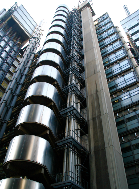 Continuity the Lloyds Building by Richard Rogers in the City of London houses - photo 2