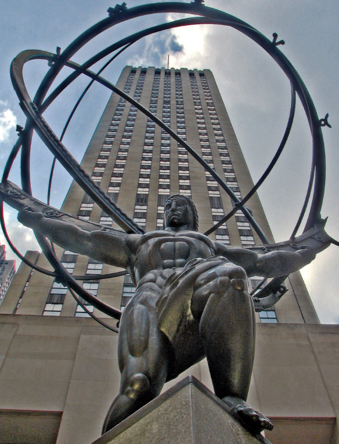 At ground level Raymond Hoods Rockefeller Center of 1929 has lots of loving Art - photo 5