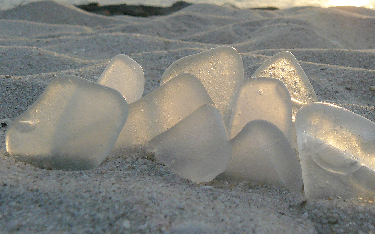 preface Sea glass is a rare treasure brought to the beach by the surging tides - photo 3