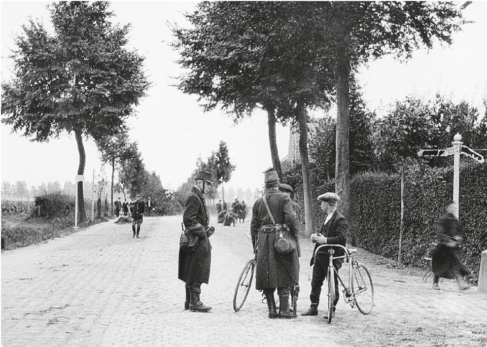 Soldiers seen here checking papers No one was allowed to proceed in Belgium - photo 10