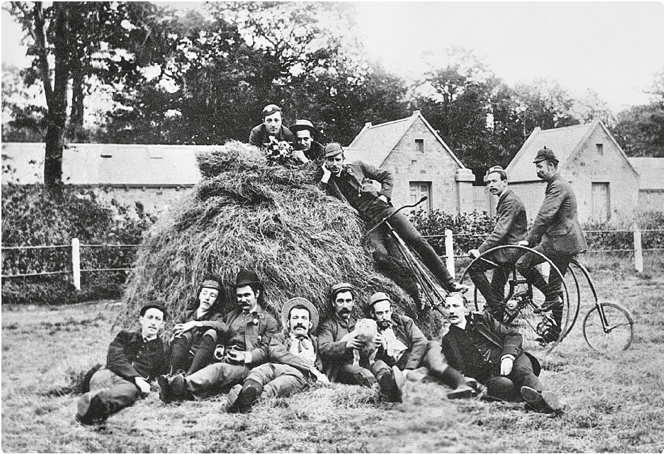 Tyneside cyclists take a breather after a day out in Northumberland in 1892 - photo 5