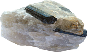 Gemstone tourmaline in quartz Sometimes stones are used in more unusual ways - photo 5