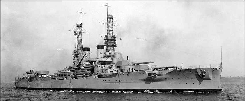 Commissioned in 1912 USS Arkansas served in both world wars including - photo 3