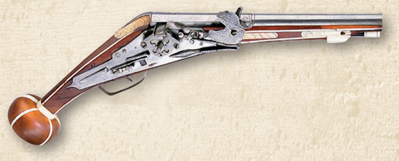 The wheellock pistol called a dag was a handful with all of its wood and - photo 2