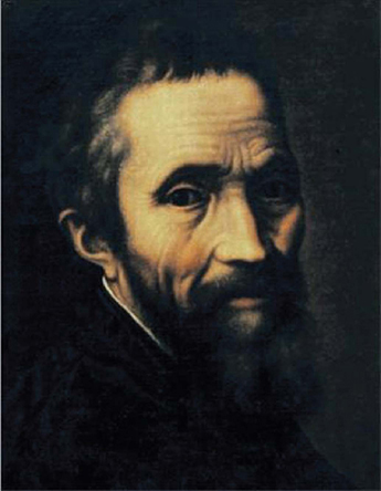 Portrait of Michelangelo by Marcello Venusti Although Michelangelo had a - photo 3