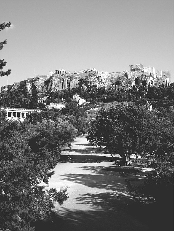 The Panathenaic Way crossing the Agora Athens The north face of the Acropolis - photo 3