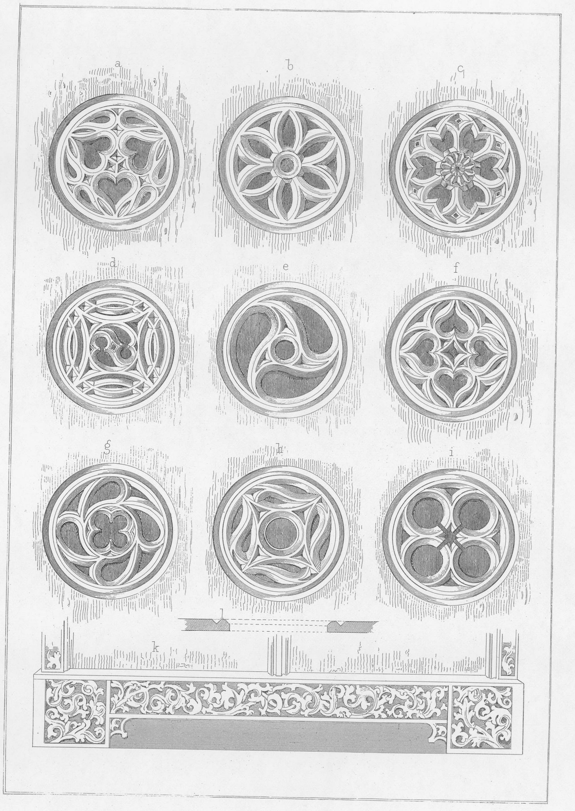 a i Nine late Gothic carved-wood rosettes from the choir stalls of the former - photo 16