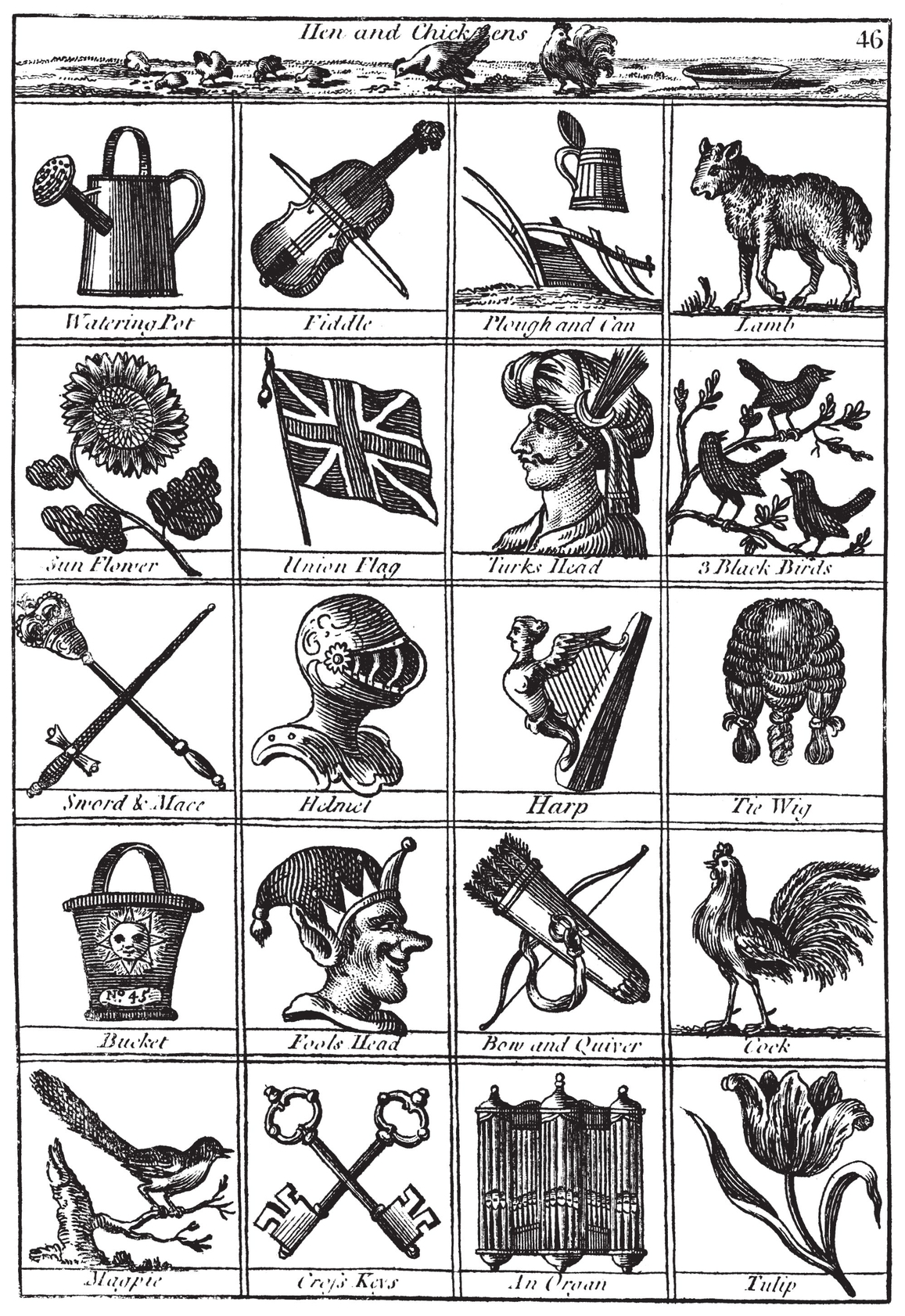 Old English Cuts and Illustrations For Artists and Craftspeople - photo 36