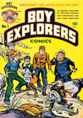 BOY EXPLORERS no 1 May 1946 Art Jack Kirby and Joe Simon Harvey Publications - photo 12