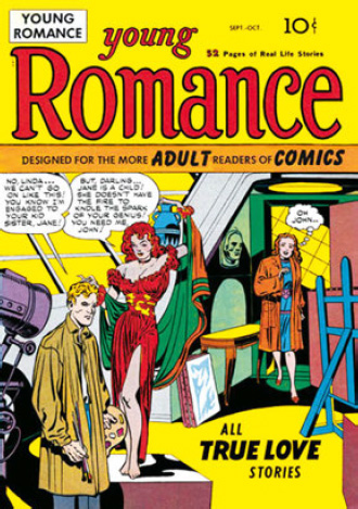 YOUNG ROMANCE no 1 September 1947 Art Jack Kirby Prize Comics BLACK - photo 13