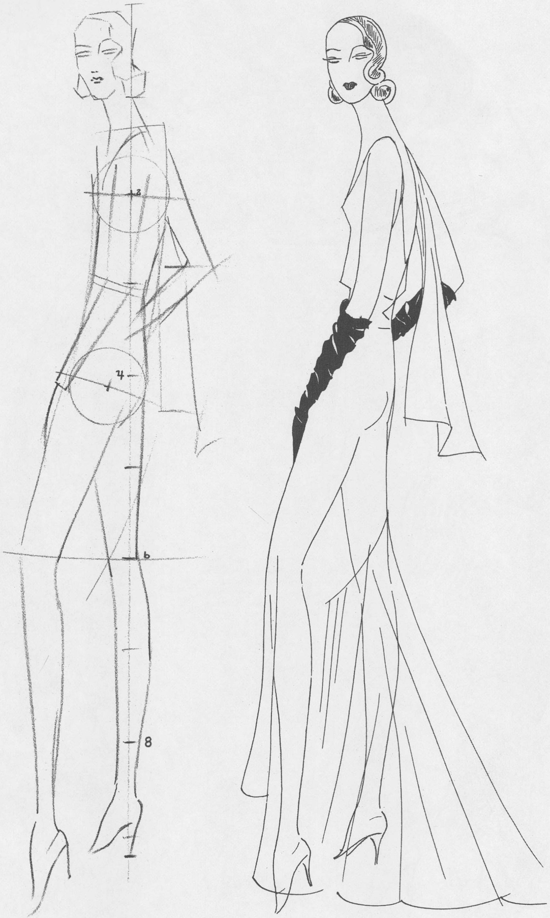 Fashion Illustration 19201950 Techniques and Examples - photo 10