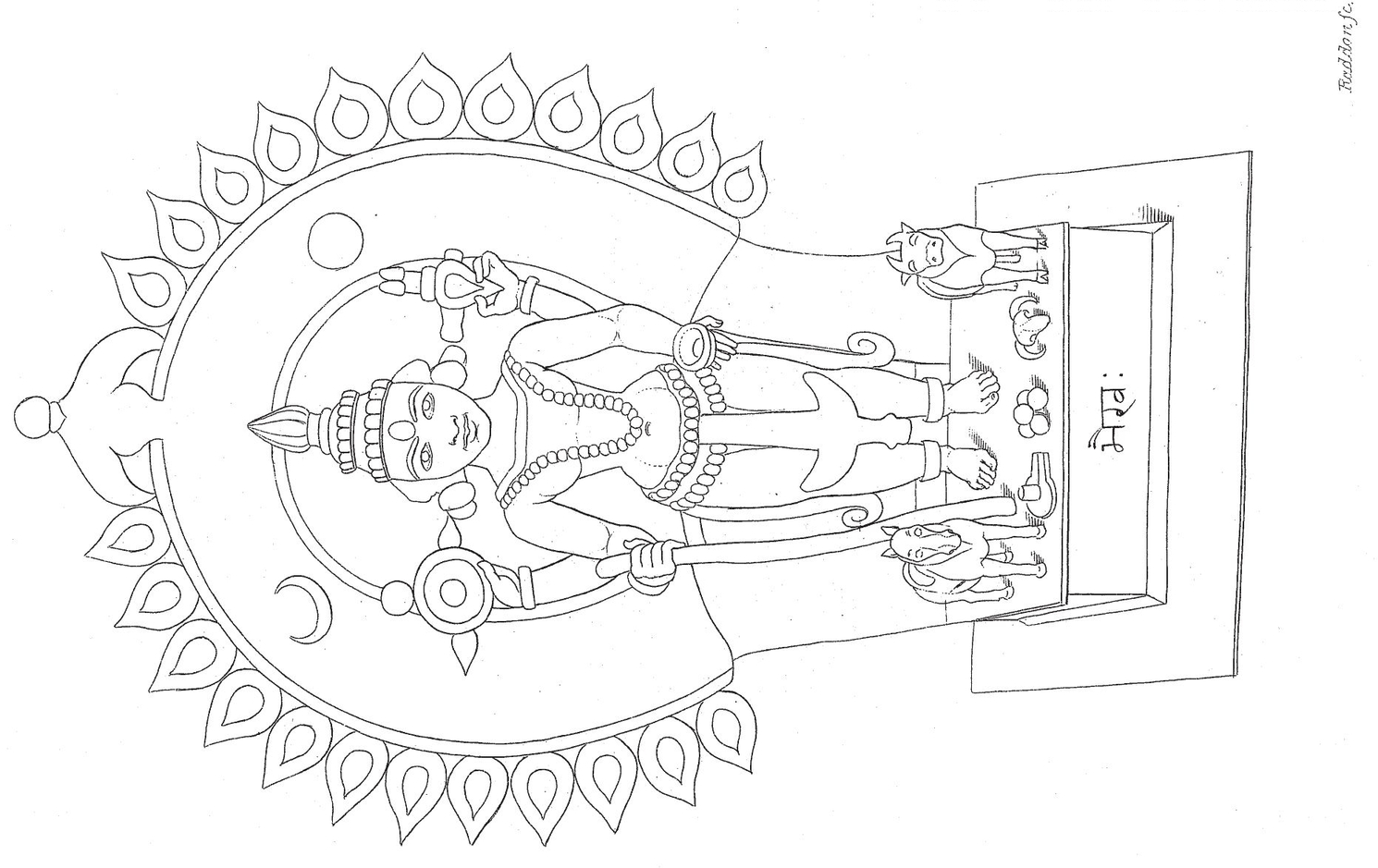 BHAIRAVA an AVATRA of MAHA-DVA From a cast in Brafs BALLAJI and his - photo 13