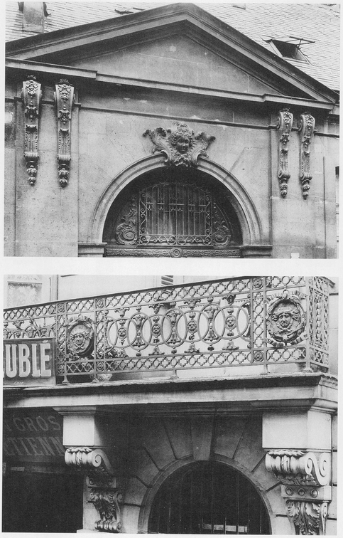 Paris Door crest of the Beaune townhouse 7 Rue du Regard Rouen Balcony - photo 11