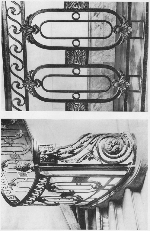 Paris foot of stairs and banister detail from an eighteenth-century townhouse - photo 20