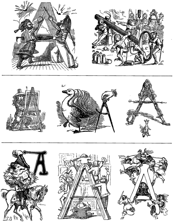 Fanciful Victorian Initials 1142 Decorative Letters from PUNCH - photo 9